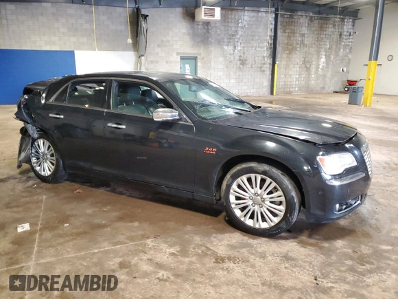 2014 Chrysler 300 C with VIN 2C3CCAKT4EH190409, listed as a Copart auction lot 50275085 with 158,184 mi miles and Salvage Title. Bid and sale history available at carsss.com. Image 4.