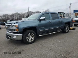 2014 Chevrolet Silverado 1500 LTZ with VIN 3GCUKSEC9EG197800, listed as a Copart auction lot 85949324 with 214,246 mi miles and Salvage Title. Bid and sale history available at carsss.com. Image 1.