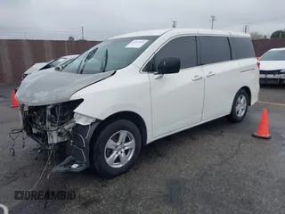 2013 Nissan Quest SV z VIN JN8AE2KP6D9068353, wystawiony jako IAAI lot #41925028 z przebiegiem 157 088 mil mil oraz . Historia ofert i sprzedaży dostępna na DreamBid. Obrazek 2.