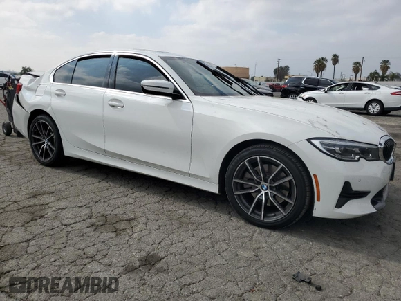 2020 BMW 3 Series 330i xDrive with VIN 3MW5R7J03L8B05948, listed as a Copart auction lot 50885545 with 90,074 mi miles and Salvage title. Bid and sale history available at DreamBid. Image 4.