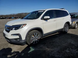 2019 Honda Pilot EX-L with VIN 5FNYF6H57KB061032, listed as a Copart auction lot 49475955 with 116,765 mi miles and Salvage Title. Bid and sale history available at carsss.com. Image 1.