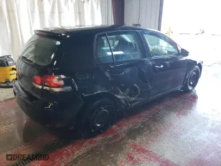 2010 Volkswagen Golf with VIN WVWDB7AJ1AW203182, listed as a Copart auction lot 78015184 with 126,506 mi miles and Salvage Title. Bid and sale history available at carsss.com. Image 3.