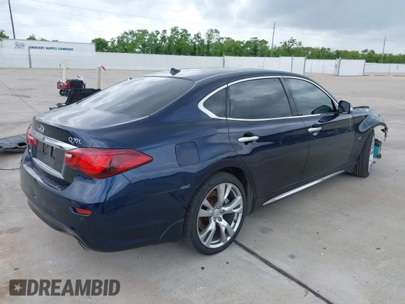 2017 Infiniti Q70 3.7 with VIN JN1BY1PR0HM210469, listed as a IAAI auction lot 42149004 with 105,840 mi miles and . Bid and sale history available at DreamBid. Image 4.