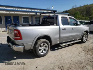2019 Ram 1500 Laramie with VIN 1C6SRFDT5KN713298, listed as a Copart auction lot 51713624 with 118,908 mi miles and Salvage Title. Bid and sale history available at carsss.com. Image 3.