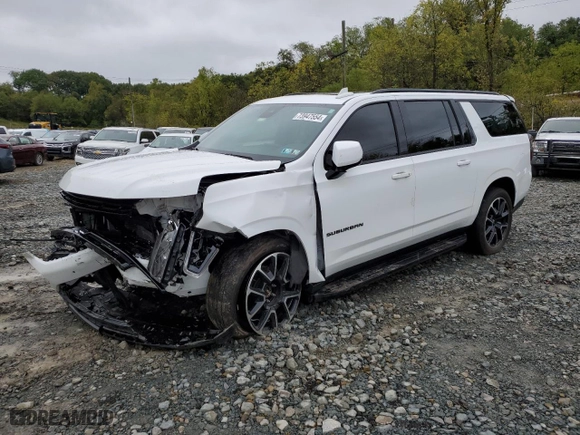 2023 Chevrolet Suburban RST with VIN 1GNSKEKD1PR294702, listed as a Copart auction lot 73947554 with 0 mi miles and Salvage Title. Bid and sale history available at carsss.com. Image 1.