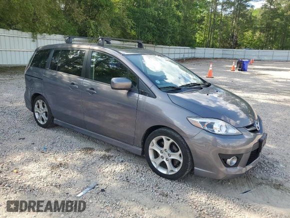 2010 Mazda 5 Sport z VIN JM1CR2W34A0386374, wystawiony jako Copart lot #54013095 z przebiegiem 76 871 mil mil oraz Szkoda całkowita • Salvage title. Historia ofert i sprzedaży dostępna na DreamBid. Obrazek 4.
