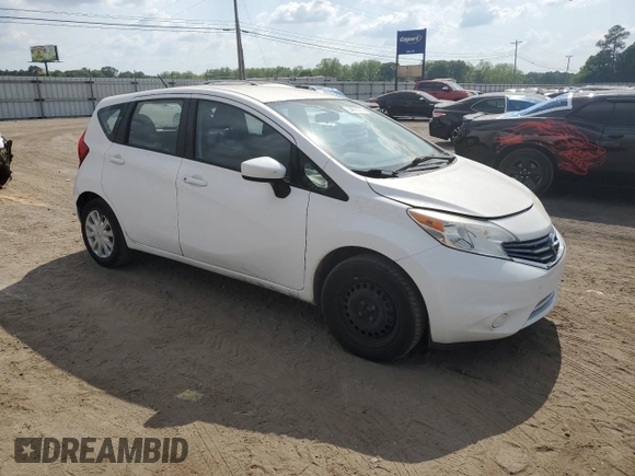 2016 Nissan Note S with VIN 3N1CE2CP8GL409284, listed as a Copart auction lot 54605035 with 79,946 mi miles and Clean Title. Bid and sale history available at DreamBid. Image 4.