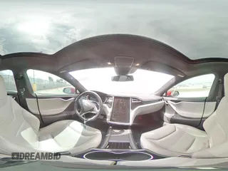 2016 Tesla Model S 90D with VIN 5YJSA1E42GF127593, listed as a Copart auction lot 52450495 with 144,151 mi miles and Salvage title. Bid and sale history available at DreamBid. Image 13.