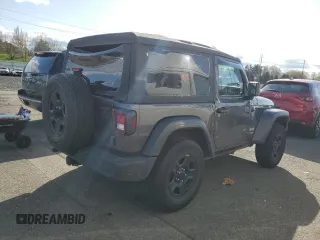 2018 Jeep Wrangler Sport S with VIN 1C4GJXAG4JW279115, listed as a Copart auction lot 51965595 with 40,783 mi miles and Salvage title. Bid and sale history available at DreamBid. Image 3.