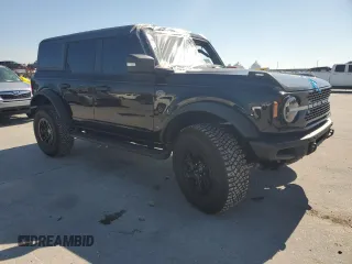 2022 Ford Bronco with VIN 1FMEE5DP5NLB84218, listed as a Copart auction lot 48732155 with 5,741 mi miles and Salvage Title. Bid and sale history available at DreamBid. Image 4.