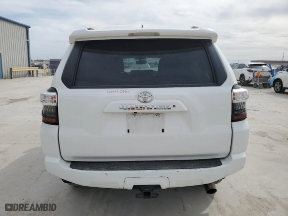 2019 Toyota 4Runner SR5 with VIN JTEZU5JR3K5210356, listed as a Copart auction lot 48679625 with 119,611 mi miles and Salvage Title. Bid and sale history available at carsss.com. Image 6.