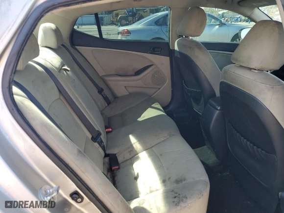 2014 Kia Optima LX with VIN KNAGM4A74E5476751, listed as a Copart auction lot 49802185 with 0 mi miles and Clean Title. Bid and sale history available at carsss.com. Image 10.