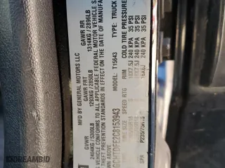 2012 Chevrolet Colorado LT w/2LT with VIN 1GCHTDFE2C8153943, listed as a Copart auction lot 86433004 with 111,116 mi miles and Clean Title. Bid and sale history available at carsss.com. Image 12.