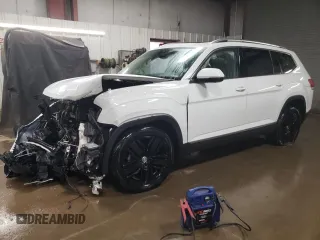 2019 Volkswagen Atlas SEL Premium z VIN 1V2NR2CA5KC505107, wystawiony jako Copart lot #51315805 z przebiegiem 98 070 mil mil oraz Szkody całkowita. Historia ofert i sprzedaży dostępna na DreamBid. Obrazek 1.
