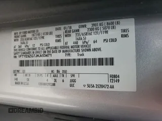 2018 Ford Transit with VIN 1FTYE9ZG7JKA53471, listed as a Copart auction lot 76933234 with 78,295 mi miles and Salvage title. Bid and sale history available at DreamBid. Image 14.