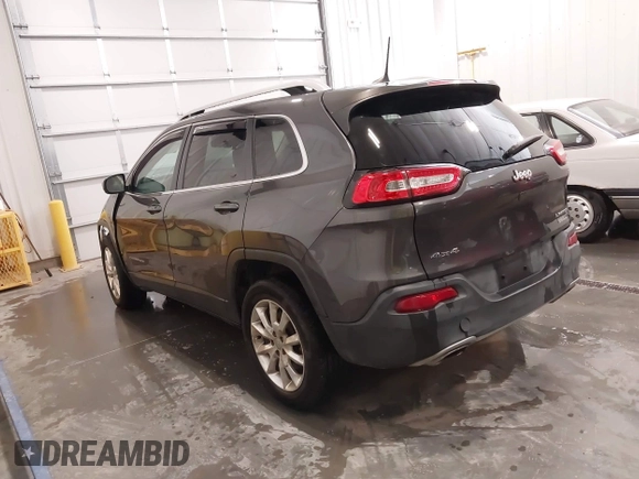 2016 Jeep Cherokee Limited with VIN 1C4PJMDS3GW296279, listed as a IAAI auction lot 41914810 with 124,886 mi miles and . Bid and sale history available at DreamBid. Image 15.