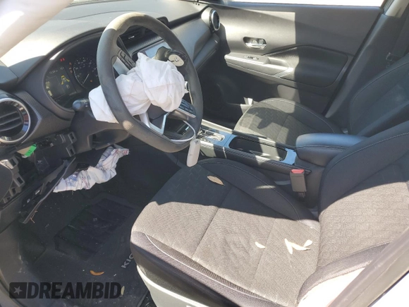 2024 Nissan Kicks SV with VIN 3N1CP5CV8RL475833, listed as a Copart auction lot 49417405 with 14,040 mi miles and Salvage Title. Bid and sale history available at DreamBid. Image 7.