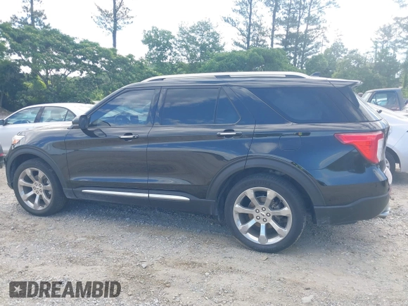2020 Ford Explorer Platinum with VIN 1FM5K8HCXLGA34791, listed as a IAAI auction lot 42329315 with 65,820 mi miles and . Bid and sale history available at DreamBid. Image 14.