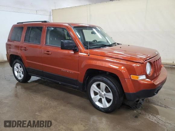 2012 Jeep Patriot Latitude with VIN 1C4NJRFBXCD567765, listed as a Copart auction lot 47853055 with 107,892 mi miles and Clean Title. Bid and sale history available at carsss.com. Image 4.