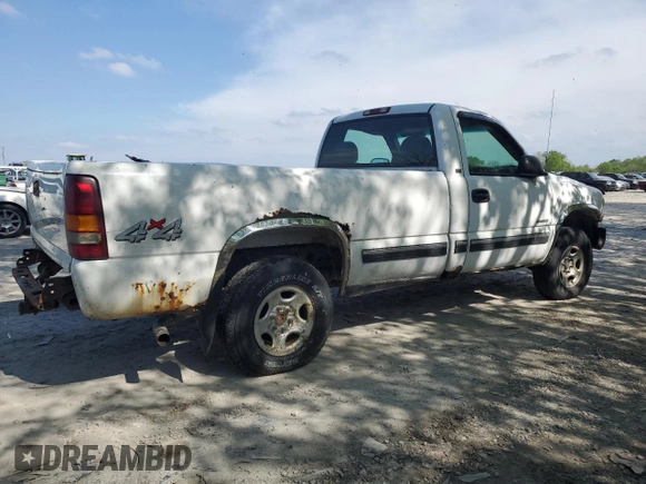 2002 Chevrolet Silverado 1500 LS with VIN 1GCEK14V32Z282564, listed as a Copart auction lot 56330345 with 125,834 mi miles and Clean Title. Bid and sale history available at DreamBid. Image 3.