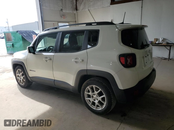 2020 Jeep Renegade Latitude z VIN ZACNJABB3LPL49642, wystawiony jako Copart lot #53517805 z przebiegiem 103 490 mil mil oraz Szkoda całkowita • Salvage title. Historia ofert i sprzedaży dostępna na DreamBid. Obrazek 2.
