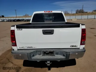 2013 GMC Sierra 1500 SLT with VIN 3GTP2WE76DG247865, listed as a Copart auction lot 48549805 with 0 mi miles and Salvage Title. Bid and sale history available at carsss.com. Image 6.