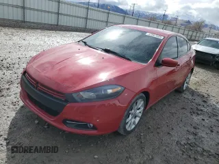 2013 Dodge Dart SXT with VIN 1C3CDFBH8DD641326, listed as a Copart auction lot 47067685 with 107,618 mi miles and Salvage Title. Bid and sale history available at carsss.com. Image 1.