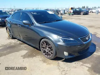 2007 Lexus IS 350 with VIN JTHBE262972012563, listed as a IAAI auction lot 41877751 with 190,551 mi miles and . Bid and sale history available at DreamBid. Image 1.