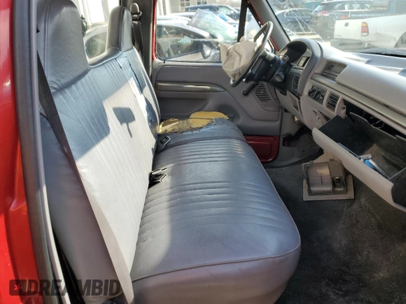 1996 Ford F-150 с VIN 1FTEF15Y4TLB74701, выставлен на аукционе Copart как лот 47565635 с пробегом 182 204 миль миль и Списание • Salvage title. История ставок и продаж доступна на DreamBid. Изображение 10.