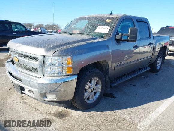2012 Chevrolet Silverado 1500 LT with VIN 1GCPKSE76CF168365, listed as a IAAI auction lot 41814255 with 288,900 mi miles and . Bid and sale history available at DreamBid. Image 2.