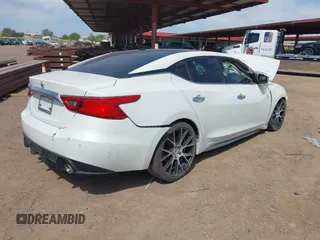 2016 Nissan Maxima SV with VIN 1N4AA6AP8GC379439, listed as a IAAI auction lot 42183728 with 107,857 mi miles and . Bid and sale history available at DreamBid. Image 4.