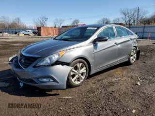 2013 Hyundai Sonata Limited with VIN 5NPEC4AC7DH658484, listed as a Copart auction lot 49443485 with 214,114 mi miles and Salvage Title. Bid and sale history available at carsss.com. Image 1.