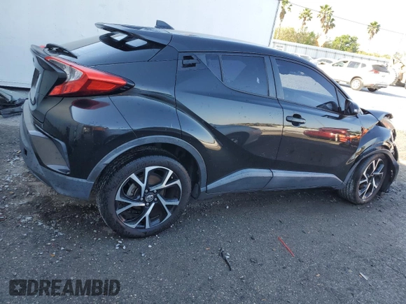 2018 Toyota C-HR XLE with VIN NMTKHMBX2JR036224, listed as a Copart auction lot 50886315 with 178,989 mi miles and Salvage Title. Bid and sale history available at carsss.com. Image 3.