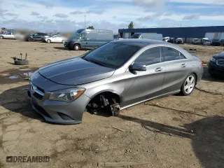 2015 Mercedes-Benz CLA-Class CLA 250 with VIN WDDSJ4GB9FN279406, listed as a Copart auction lot 50412275 with 111,521 mi miles and Salvage Title. Bid and sale history available at carsss.com. Image 1.