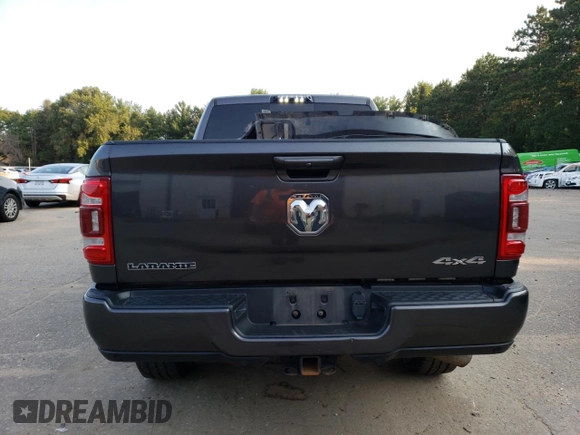 2021 Ram 2500 Laramie with VIN 3C6UR5NL8MG581067, listed as a Copart auction lot 69813364 with 37,859 mi miles and Salvage Title. Bid and sale history available at carsss.com. Image 6.