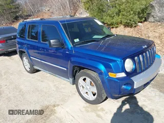 2010 Jeep Patriot Limited with VIN 1J4NF4GB8AD557620, listed as a IAAI auction lot 41772259 with 148,544 mi miles and . Bid and sale history available at carsss.com. Image 1.