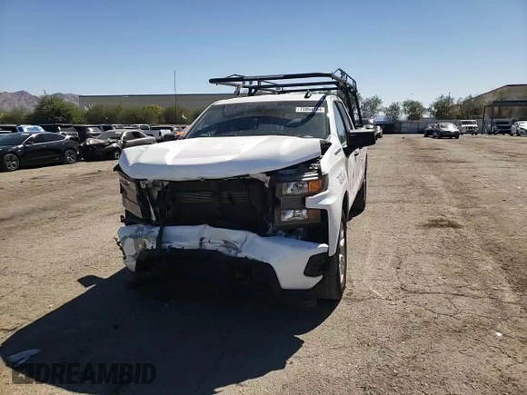2020 Chevrolet Silverado 1500 Custom with VIN 1GCRWBEF1LZ102082, listed as a Copart auction lot 73054144 with 63,443 mi miles and Salvage Title. Bid and sale history available at carsss.com. Image 10.