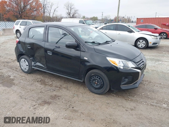 2022 Mitsubishi Mirage ES z VIN ML32AUHJ2NH003729, wystawiony jako IAAI lot #40956433 z przebiegiem 38 536 mil mil oraz . Historia ofert i sprzedaży dostępna na DreamBid. Obrazek 1.