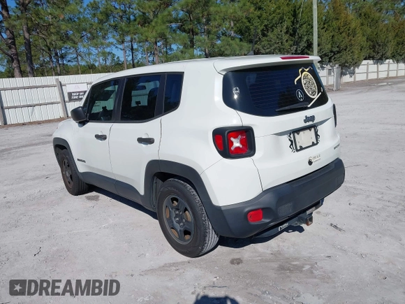 2016 Jeep Renegade Sport with VIN ZACCJAAW9GPE32450, listed as a IAAI auction lot 41680857 with 130,988 mi miles and . Bid and sale history available at carsss.com. Image 3.
