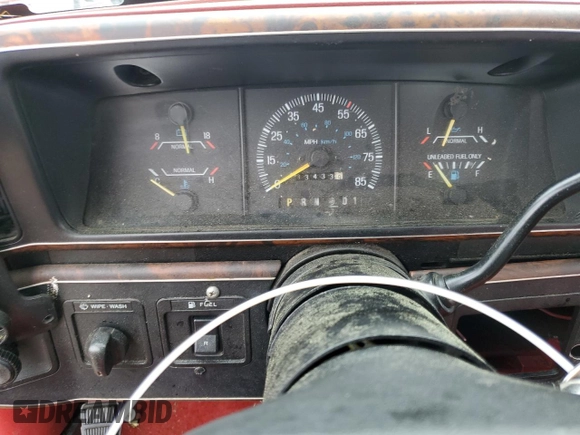 1990 Ford F-150 with VIN 1FTEX15N5LKB16198, listed as a Copart auction lot 52635485 with 33,433 mi miles and Salvage Title. Bid and sale history available at carsss.com. Image 9.