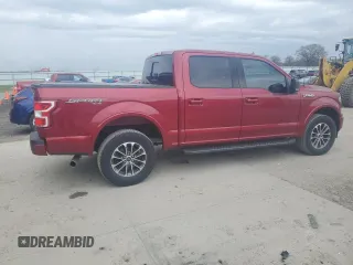 2018 Ford F-150 XL with VIN 1FTEW1EG9JFA21542, listed as a Copart auction lot 54735885 with 135,096 mi miles and Clean Title. Bid and sale history available at carsss.com. Image 3.