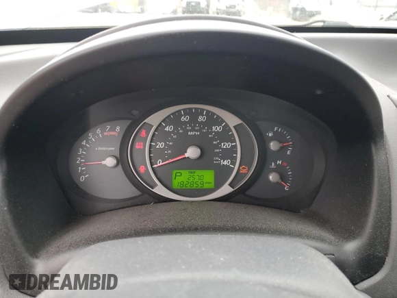 2005 Hyundai Tucson GLS with VIN KM8JN72D05U051699, listed as a Copart auction lot 43242335 with 182,859 mi miles and Non Repairable. Bid and sale history available at carsss.com. Image 9.