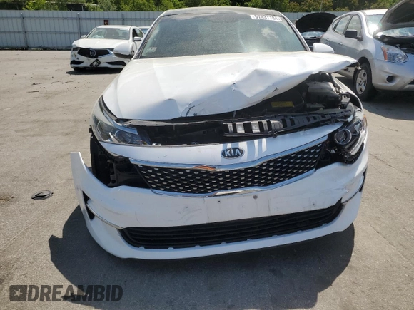 2017 Kia Optima EX with VIN 5XXGU4L36HG169692, listed as a Copart auction lot 57437784 with 87,743 mi miles and Salvage Title. Bid and sale history available at carsss.com. Image 5.