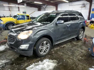2017 Chevrolet Equinox Premier with VIN 2GNFLGE30H6203428, listed as a Copart auction lot 42015985 with 45,464 mi miles and Salvage Title. Bid and sale history available at carsss.com. Image 1.