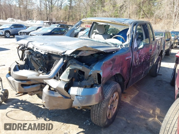 2006 Ford F-150 STX with VIN 1FTRX14W66NB33090, listed as a IAAI auction lot 41338300 with 1 mi miles. Bid and sale history available at carsss.com. Image 2.