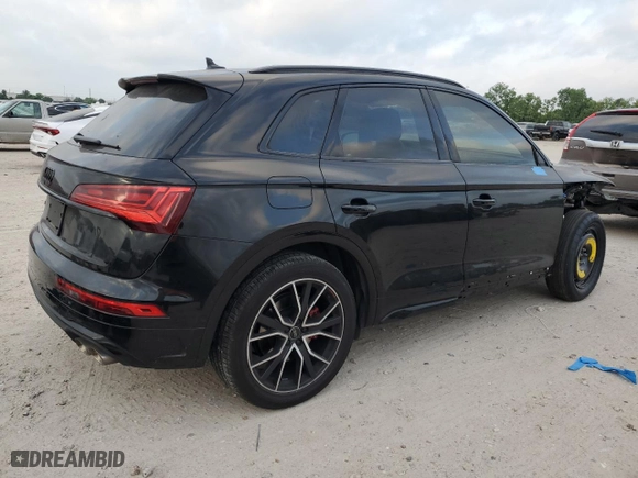 2023 Audi SQ5 Prestige with VIN WA1C4AFY0P2152356, listed as a Copart auction lot 53361005 with 13,281 mi miles and Salvage Title. Bid and sale history available at carsss.com. Image 3.