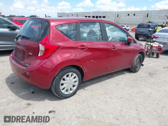 2016 Nissan Note S with VIN 3N1CE2CP5GL353840, listed as a IAAI auction lot 42613517 with 143,653 mi miles and . Bid and sale history available at DreamBid. Image 4.