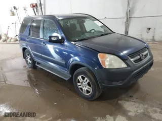 2004 Honda CR-V EX with VIN SHSRD78804U250630, listed as a IAAI auction lot 41713032 with 1 mi miles. Bid and sale history available at carsss.com. Image 1.