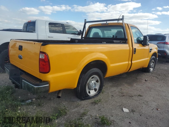 2009 Ford F-250 XL with VIN 1FTNF20589EB05848, listed as a Copart auction lot 80844054 with 120,535 mi miles and Salvage title. Bid and sale history available at DreamBid. Image 3.