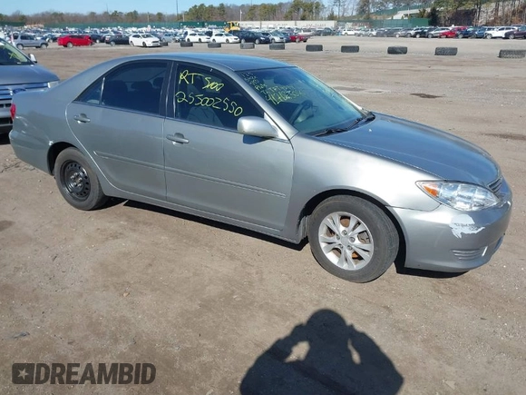 2005 Toyota Camry LE with VIN 4T1BF32K15U596108, listed as a IAAI auction lot 41768307 with Not Provided miles and . Bid and sale history available at DreamBid. Image 1.